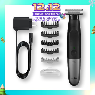 BRAUN Series X XT5100 Wet & Dry All-In-One Trimmer With 5 Attachment 1s