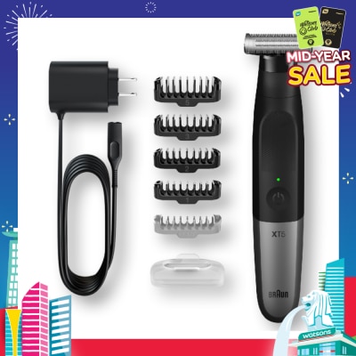 BRAUN Series X XT5100 Wet & Dry All-In-One Trimmer With 5 Attachment 1s
