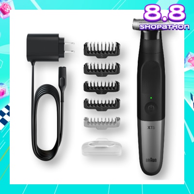 BRAUN Series X XT5100 Wet & Dry All-In-One Trimmer With 5 Attachment 1s