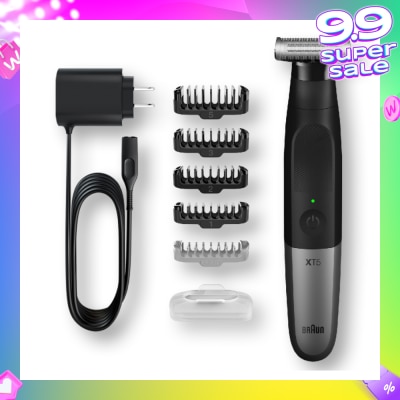 BRAUN Series X XT5100 Wet & Dry All-In-One Trimmer With 5 Attachment 1s