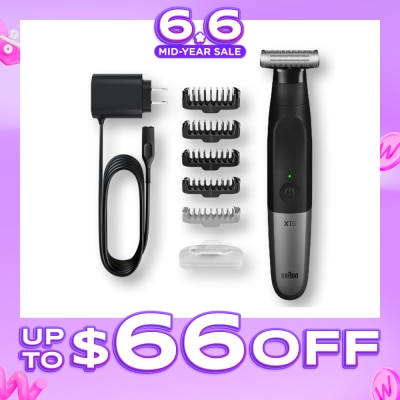 BRAUN - Series X XT5100 Wet & Dry All-In-One Trimmer With 5 Attachment 1s