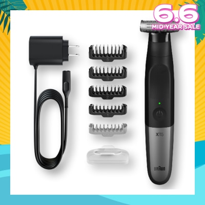 BRAUN Series X XT5100 Wet & Dry All-In-One Trimmer With 5 Attachment 1s