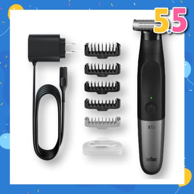 BRAUN Series X XT5100 Wet & Dry All-In-One Trimmer With 5 Attachment 1s