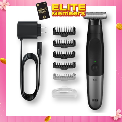 BRAUN Series X XT5100 Wet & Dry All-In-One Trimmer With 5 Attachment 1s