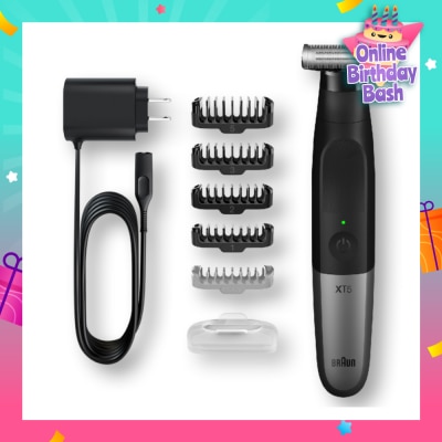BRAUN Series X XT5100 Wet & Dry All-In-One Trimmer With 5 Attachment 1s