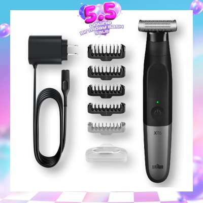 BRAUN - Series X XT5100 Wet & Dry All-In-One Trimmer With 5 Attachment 1s