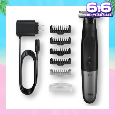 BRAUN Series X XT5100 Wet & Dry All-In-One Trimmer With 5 Attachment 1s