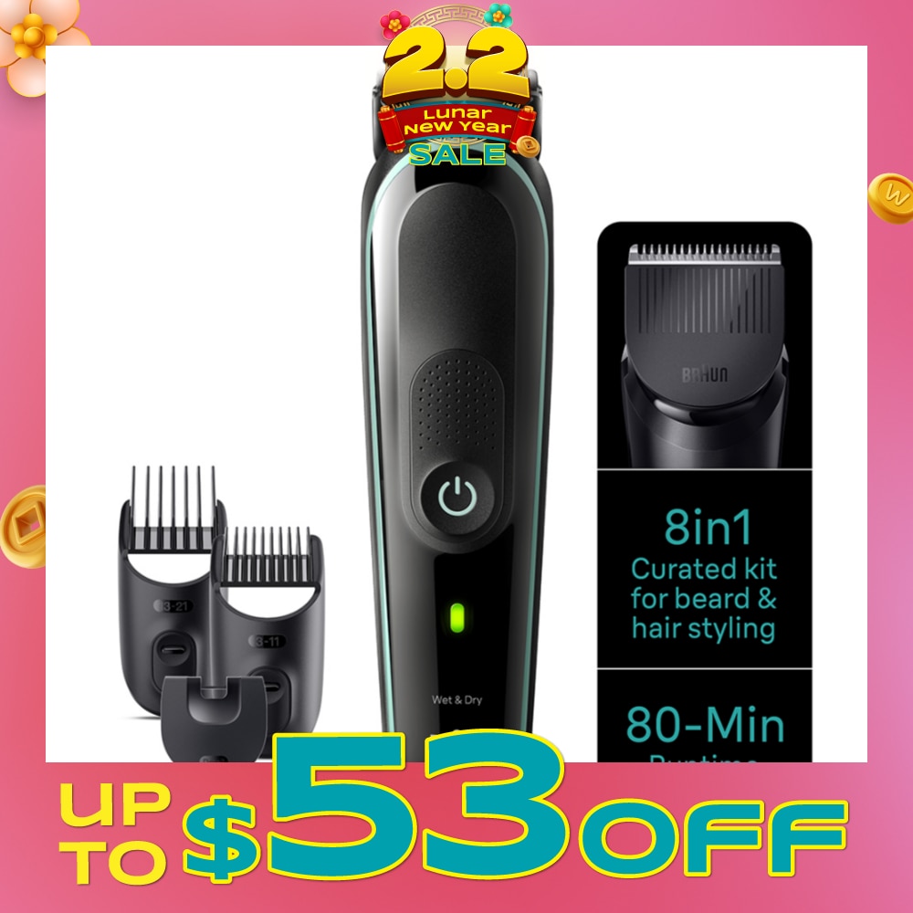 All-In-One Series 3 8-In-1 Curated Kit MGK3441 (For Beard, Hair, Ear & Nose Trimmer) 1s