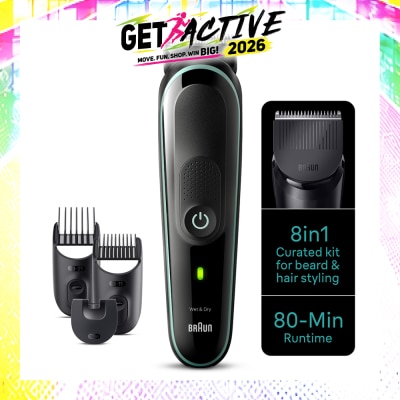 BRAUN - All-In-One Series 3 8-In-1 Curated Kit MGK3441 (For Beard, Hair, Ear & Nose Trimmer) 1s image