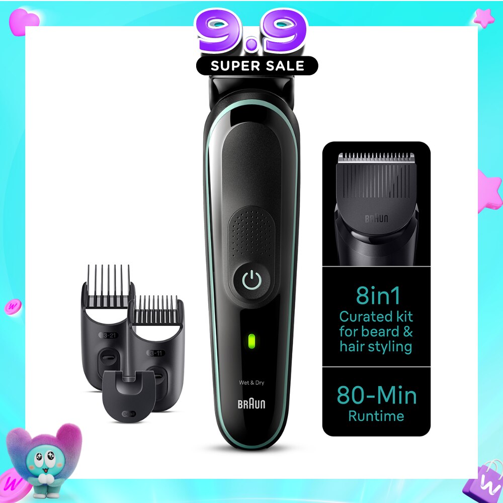 All-In-One Series 3 8-In-1 Curated Kit MGK3441 (For Beard, Hair, Ear & Nose Trimmer) 1s image