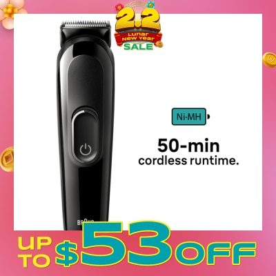 BRAUN Series 3 SK3400 4-In-1 Beard Trimmer For Men (For Face & Hair) 1s