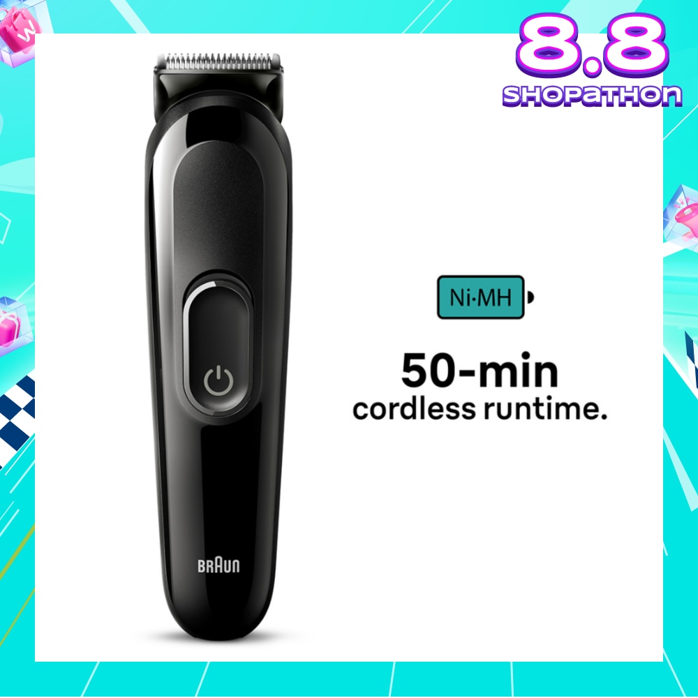 Series 3 SK3400 4-In-1 Beard Trimmer For Men (For Face & Hair) 1s