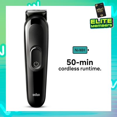 BRAUN Series 3 SK3400 4-In-1 Beard Trimmer For Men (For Face & Hair) 1s