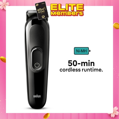 BRAUN Series 3 SK3400 4-In-1 Beard Trimmer For Men (For Face & Hair) 1s