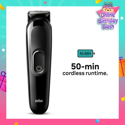 BRAUN Series 3 SK3400 4-In-1 Beard Trimmer For Men (For Face & Hair) 1s
