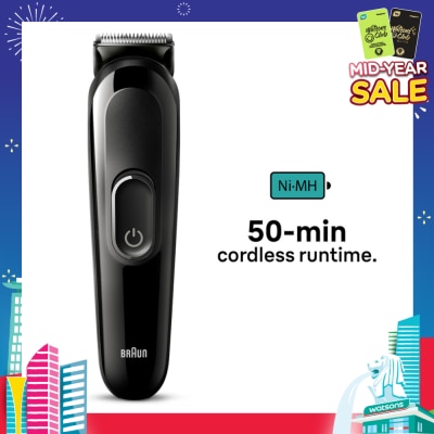 BRAUN Series 3 SK3400 4-In-1 Beard Trimmer For Men (For Face & Hair) 1s