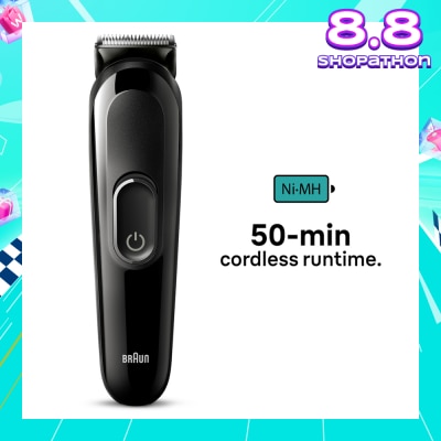 BRAUN Series 3 SK3400 4-In-1 Beard Trimmer For Men (For Face & Hair) 1s