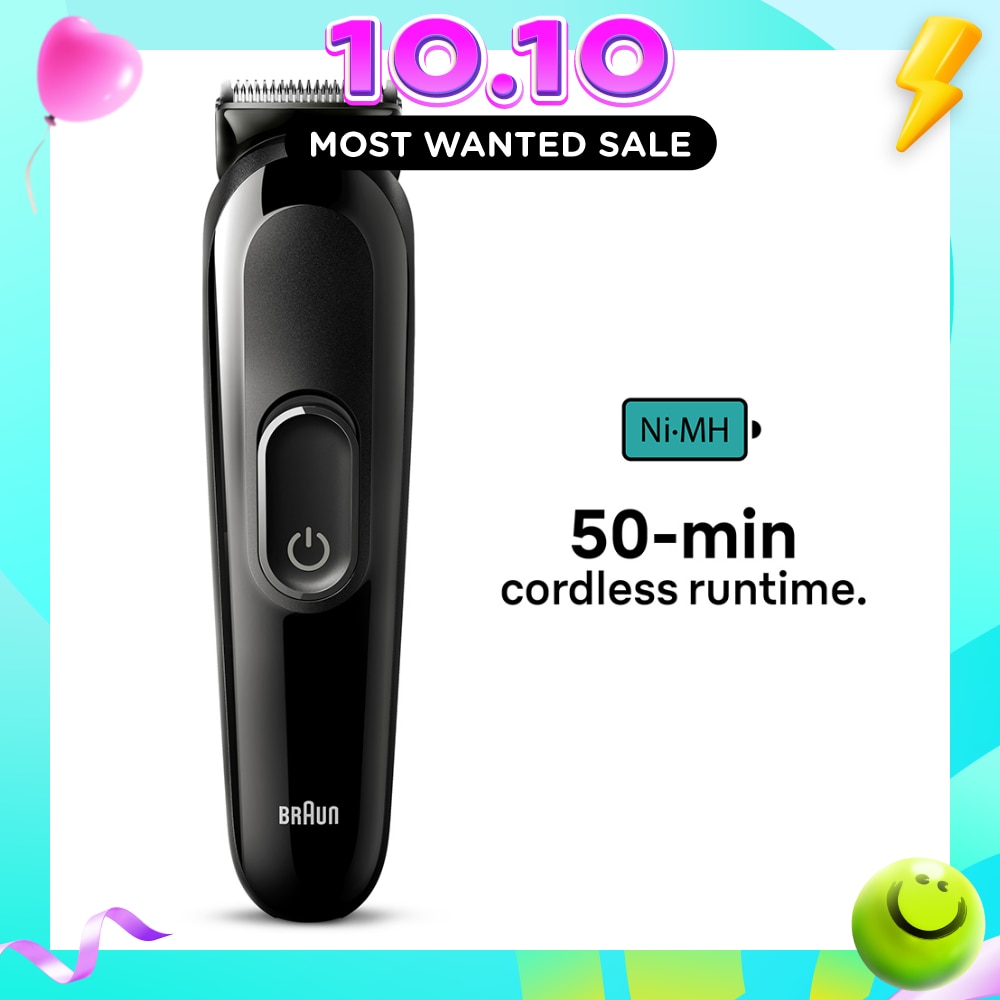 Series 3 SK3400 4 In 1 Beard Trimmer For Men (For Face & Hair) 1s image