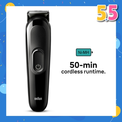 BRAUN Series 3 SK3400 4-In-1 Beard Trimmer For Men (For Face & Hair) 1s