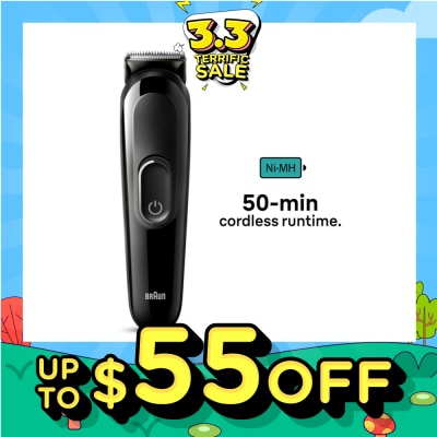 BRAUN Series 3 SK3400 4-In-1 Beard Trimmer For Men (For Face & Hair) 1s