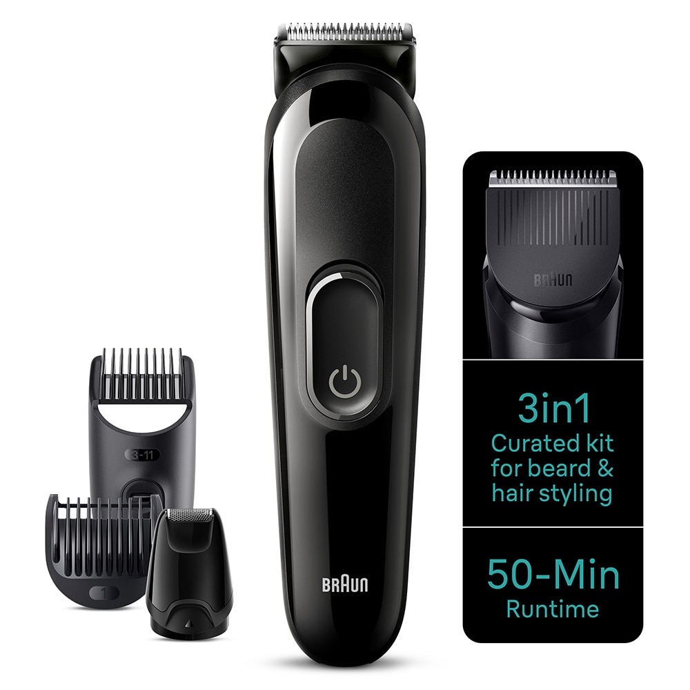 Series 3 SK3400 4-In-1 Beard Trimmer For Men (For Face & Hair) 1s