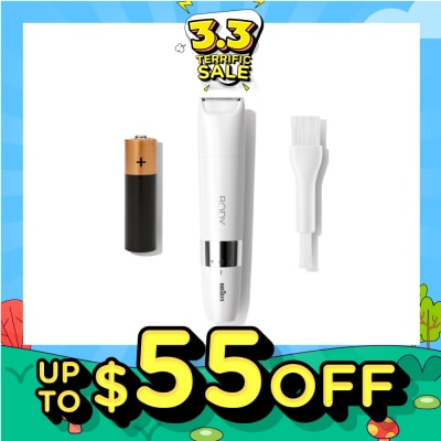 BRAUN BS 1000 Body Mini Trimmer Hair Removal Device (For Bikini, Underarm & Body) 1s