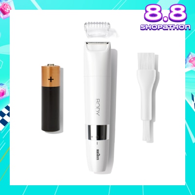 BRAUN BS 1000 Body Mini Trimmer Hair Removal Device (For Bikini, Underarm & Body) 1s