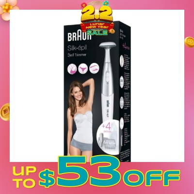 BRAUN 3In1 Trimmer Bikini Styler FG1100 1s