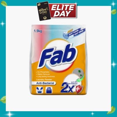 FAB Anti Bacterial Laundry Powder 1.9kg image
