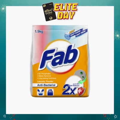 FAB - Anti-Bacterial Laundry Powder 1.9kg