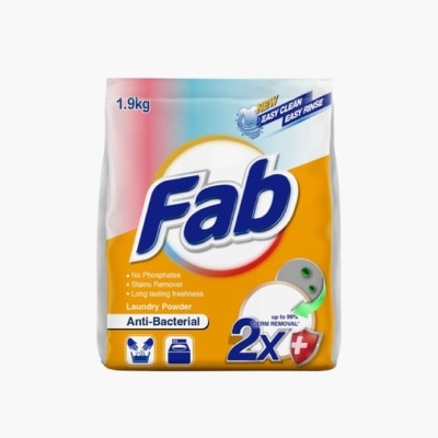 FAB Anti-Bacterial Laundry Powder 1.9kg