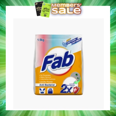 FAB - Anti-Bacterial Laundry Powder 1.9kg