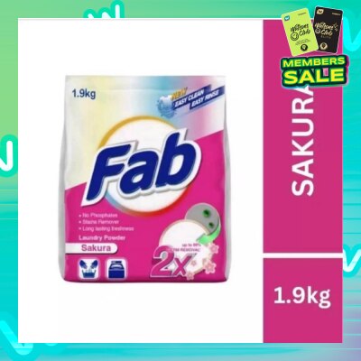 FAB Laundry Powder Sakura 1.9kg