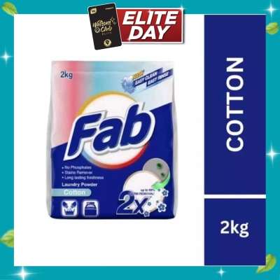 FAB Laundry Powder Cotton 2 kg image