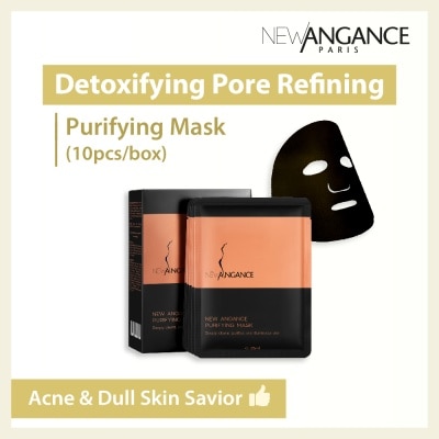 NEW ANGANCE Purifying Sheet Mask (To Detoxifying Pore Refining) 10s