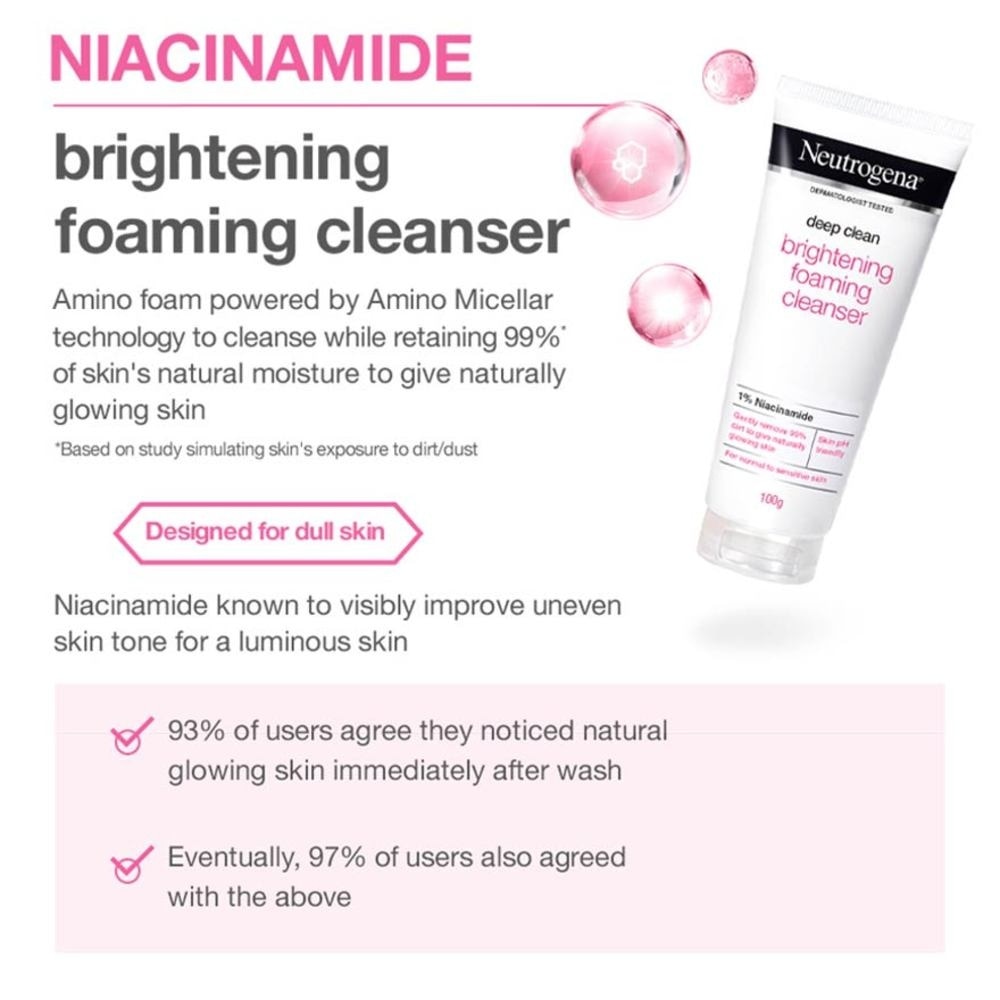 Deep Clean Brightening Foaming Cleanser (For Dull Skin)100g