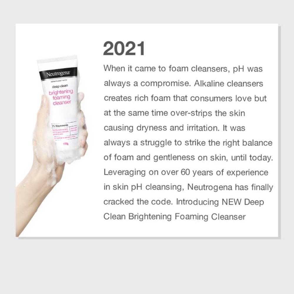 Deep Clean Brightening Foaming Cleanser (For Dull Skin)100g