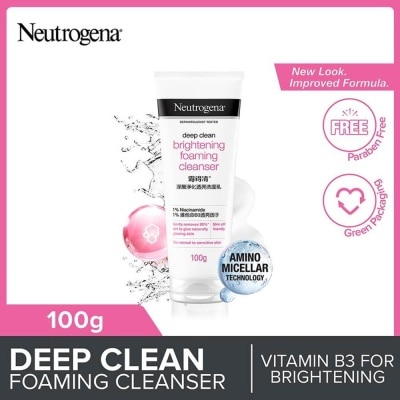 NEUTROGENA Deep Clean Brightening Foaming Cleanser (For Dull Skin)100g