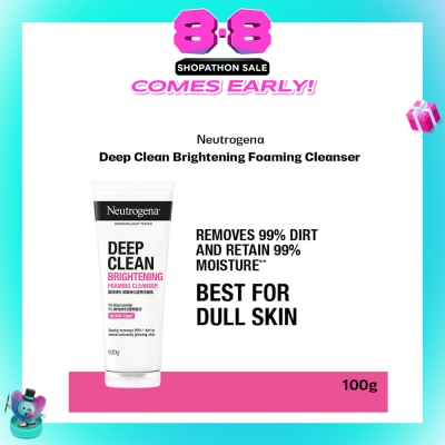 NEUTROGENA - Deep Clean Brightening Foaming Cleanser (For Dull Skin)100g
