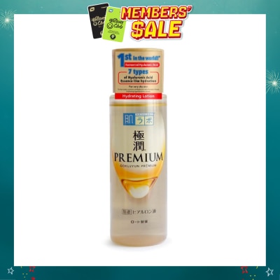 HADA LABO - Premium Hydrating Lotion (Serum Like Lotion With 7 Types Of Hyaluronic Acid For Dry & Dehydrated Skin) 170ml