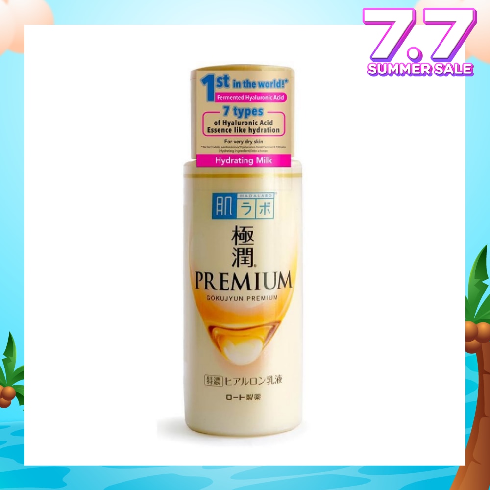 Premium Hydrating Milk (Milk Type Moisturizer With 7 Types Of Hyaluronic Acid For Dry & Dehydrated Skin) 140ml