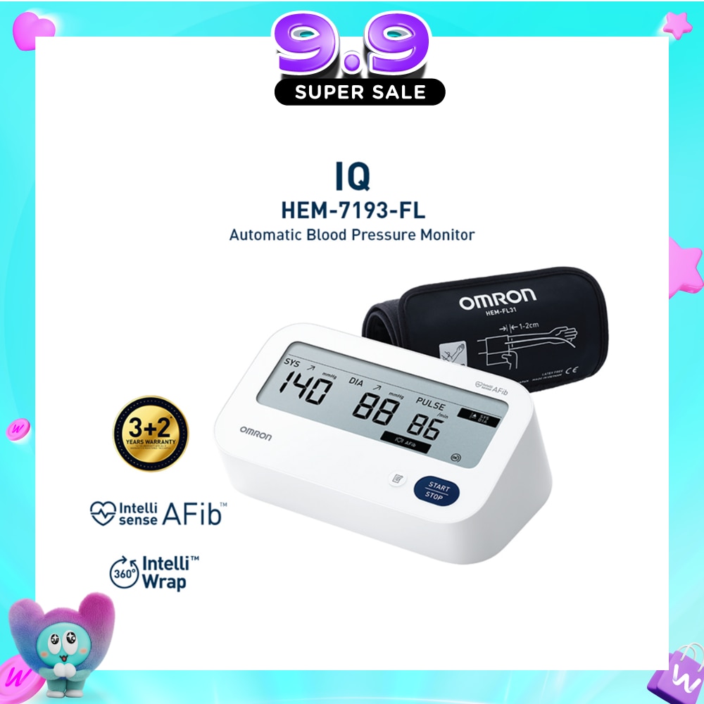 Automatic Blood Pressure Monitor HEM-7193-IQ 1s image