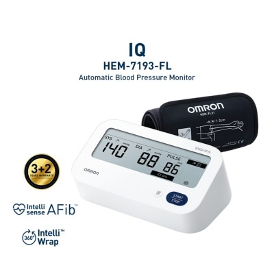 OMRON Automatic Blood Pressure Monitor HEM-7193-IQ 1s