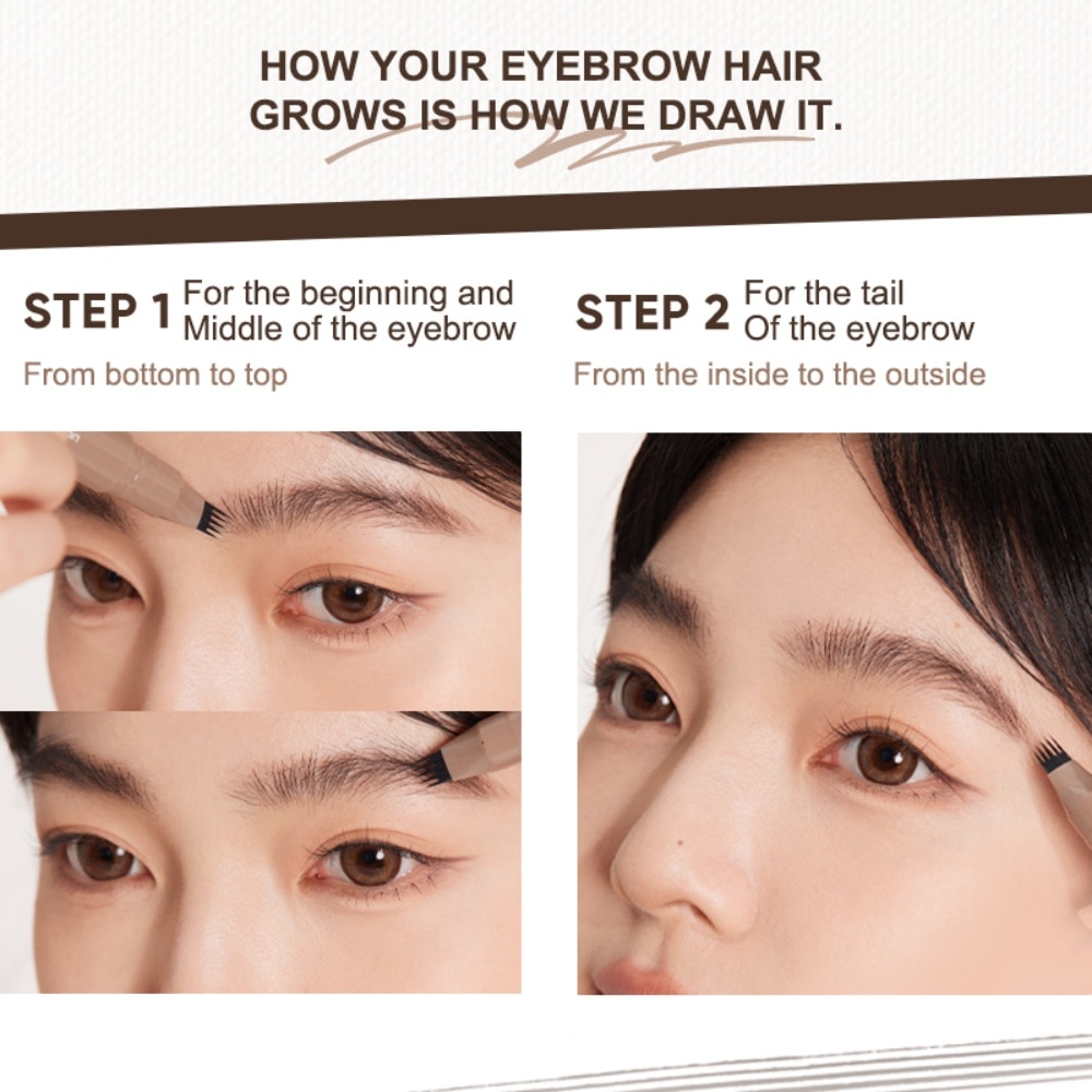 Liquid Eyebrown Pen 02 Dark Brown 1s