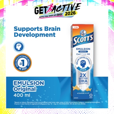 SCOTT'S - Emulsion Cod Liver Oil for Immunity Support Original Flavour 400ml image