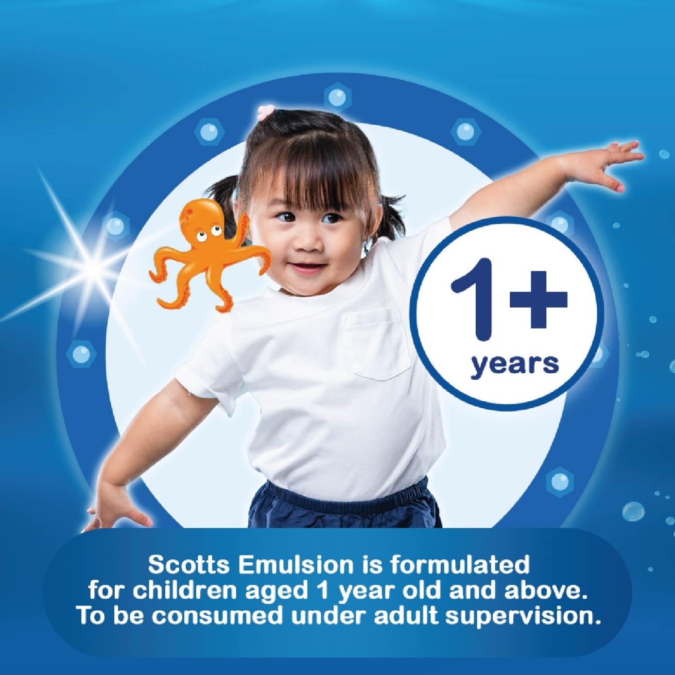 Emulsion Cod Liver Oil for Immunity Support Orange Flavour 400ml