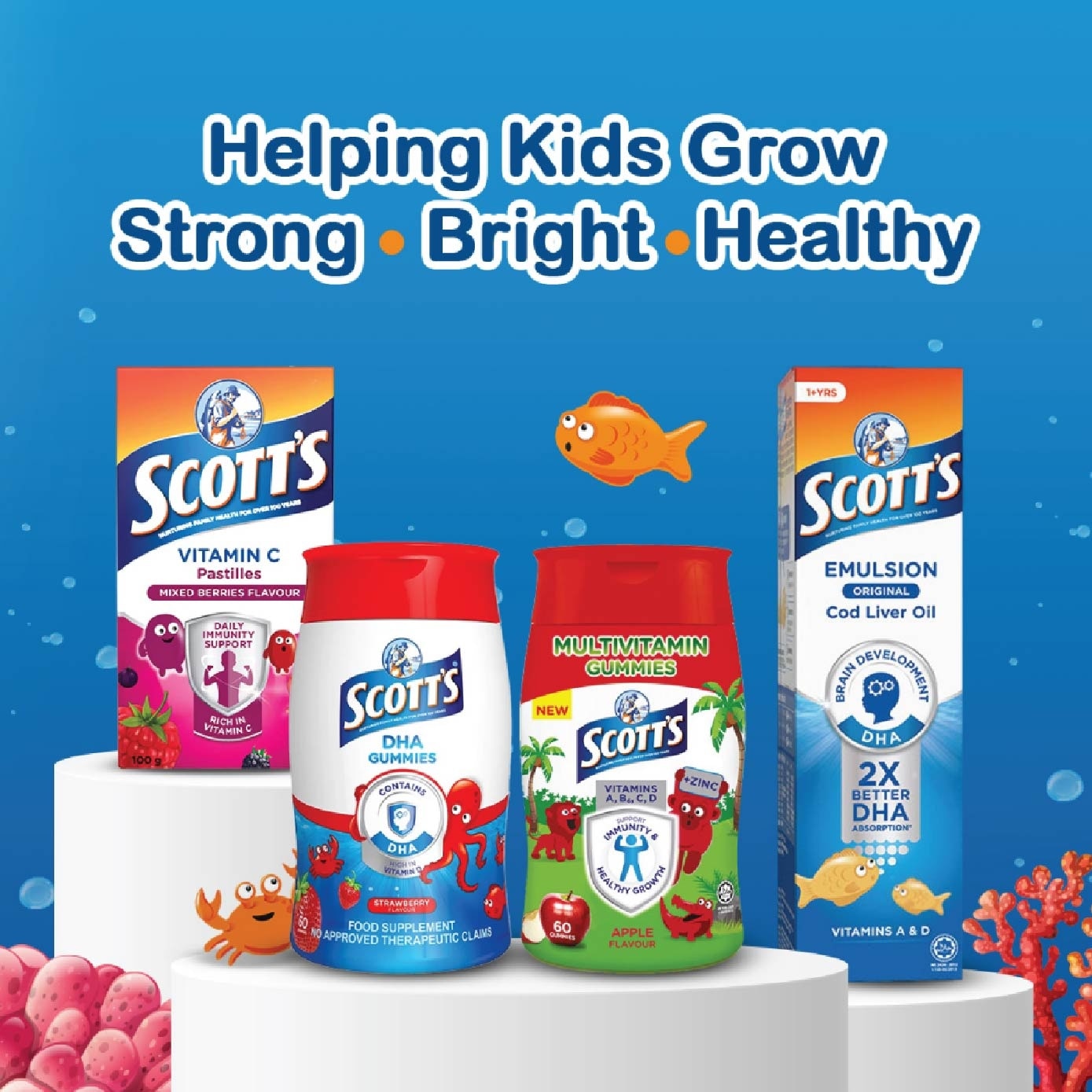 Emulsion Cod Liver Oil for Immunity Support Orange Flavour 400ml