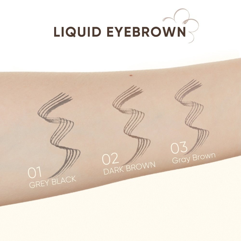 Liquid Eyebrown Pen 01 Grey Black 1s