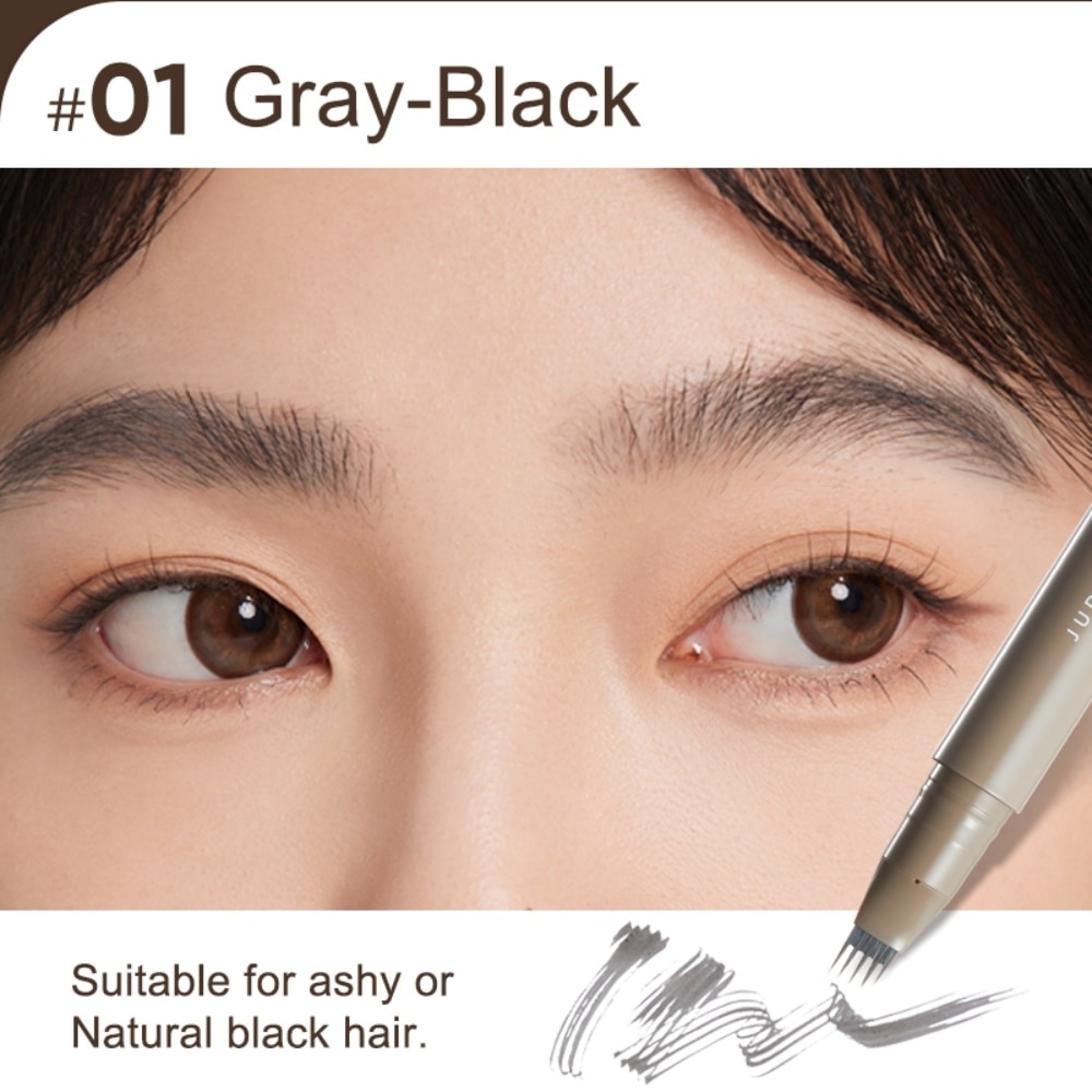 Liquid Eyebrown Pen 01 Grey Black 1s