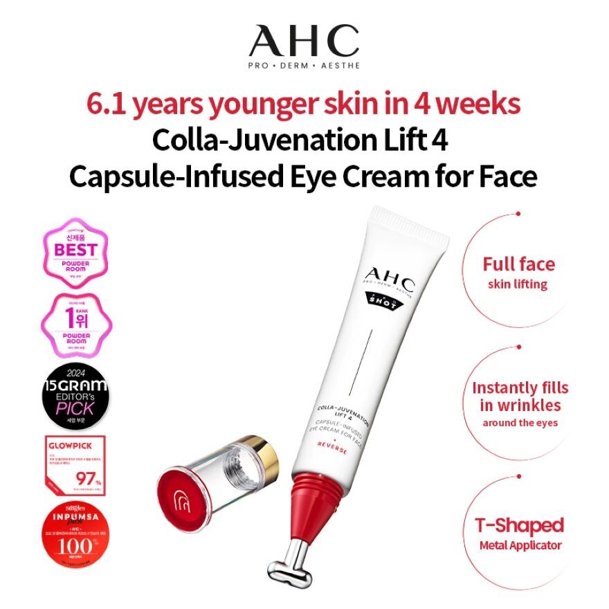 AHC Pro Shot Colla-Juvenation Lift Capsule-Infused Eye Cream For